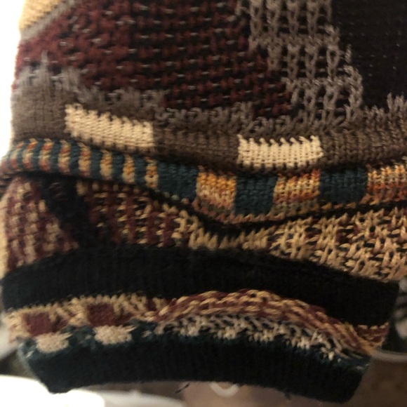 Chunky boho oversized ENRICO UOMO Italy sweater🔥retro - Picture 4 of 9